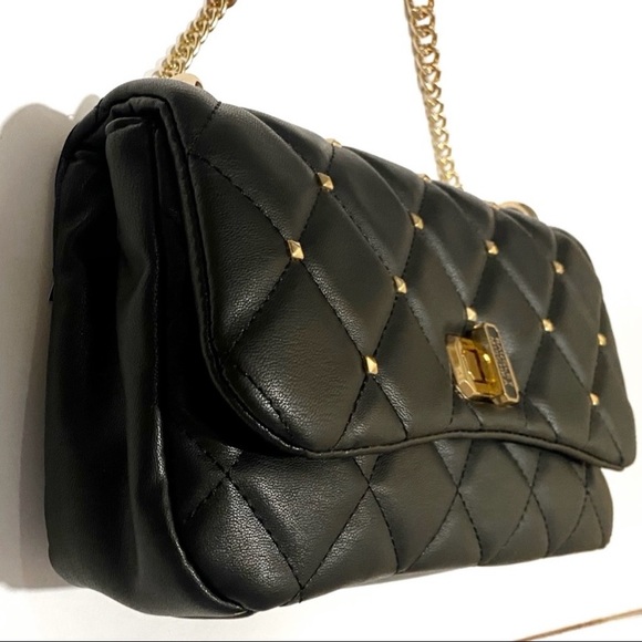 Badgley Mischka Diamond Quilted Crossbody Bag NWT - Picture 6 of 15